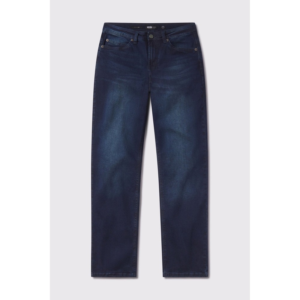 Barbell Apparel Relaxed Fit Jeans Mens 30x30 Dark Wash Indigo Stretch Athletic‎